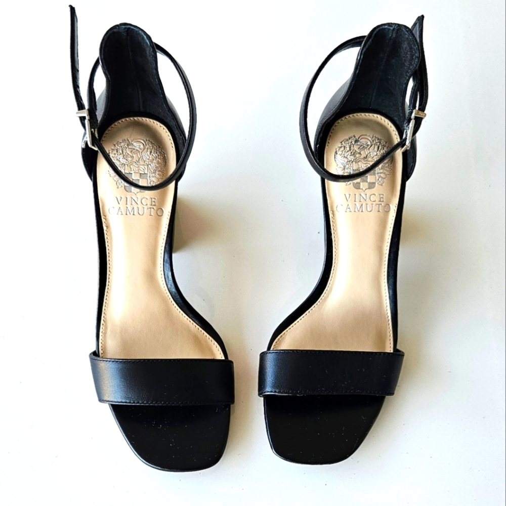 🖤 Vince Camuto Black Wedge 2 1/2" Heels 🔥 BRAND NEW 🔥